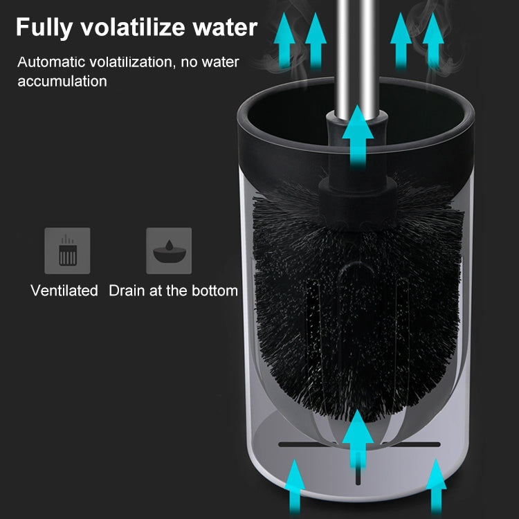 不銹鋼壁掛免打孔家用軟毛馬桶刷