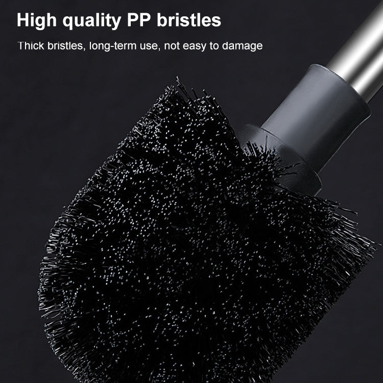 不銹鋼壁掛免打孔家用軟毛馬桶刷