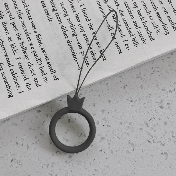 10個賣 皇冠款 指環硅膠圈手機掛繩U盤繩