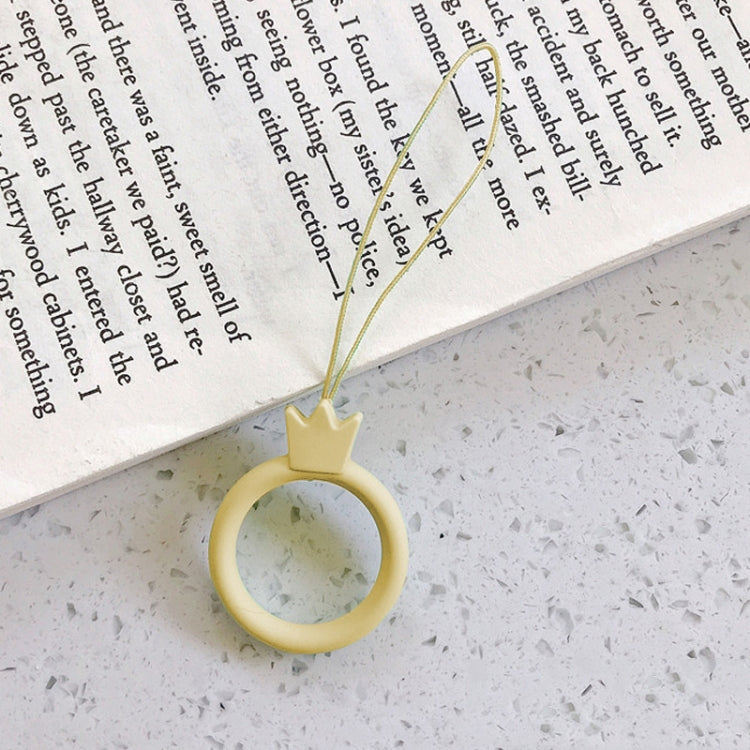 10個賣 皇冠款 指環硅膠圈手機掛繩U盤繩