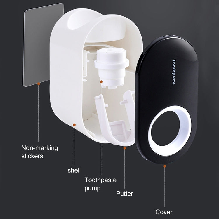自動擠牙膏器吸壁掛式牙膏置物架