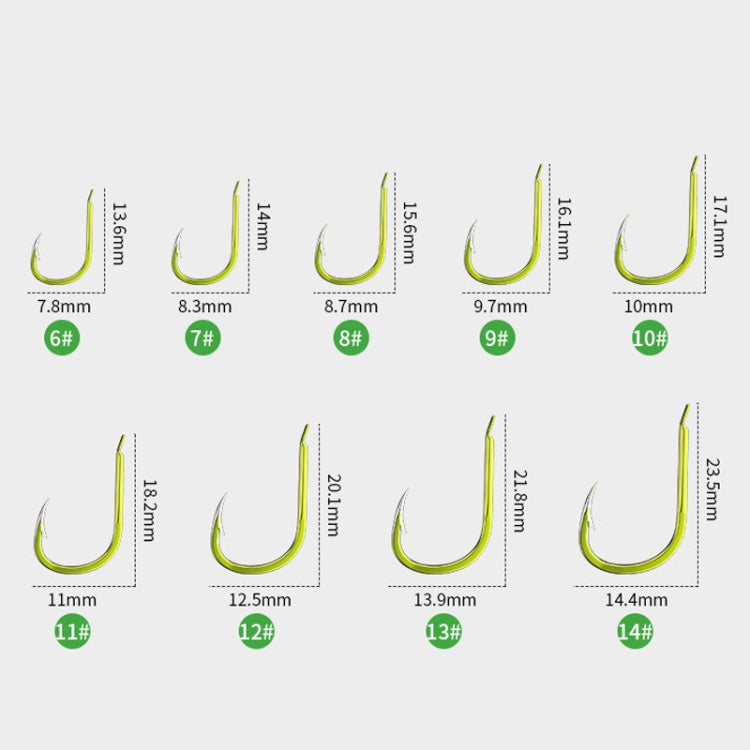 雙鈎款 粼湖手竿鰱鱅釣組魚鈎伊勢尼串鈎彈簧爆炸鈎，尺寸:6, 8, 10, 12, 14