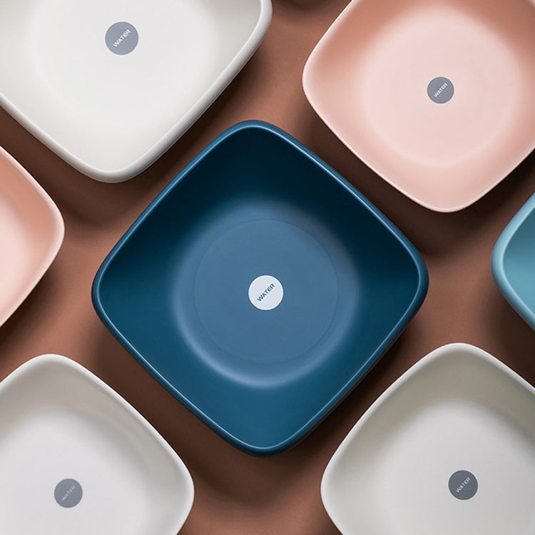 小號家用宿舍可愛正方形洗衣洗菜洗臉盆，28.28x28.28x10cm