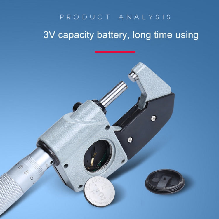 Q4HF0025 精準雙用型 數顯外徑千分尺高精度0.001mm电子螺旋測微器測厚儀