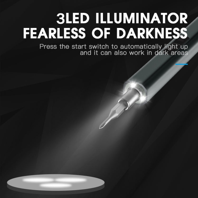 51合一 可充電帶3LED照明迷你電動螺絲刀套裝