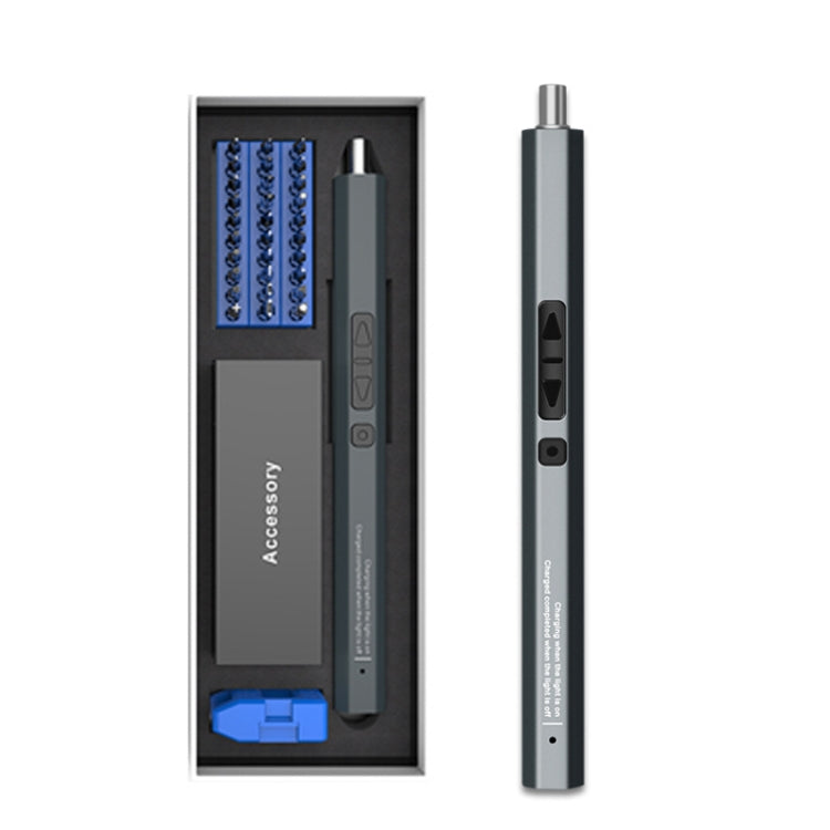 36合一 可充電帶3LED照明迷你電動螺絲刀套裝