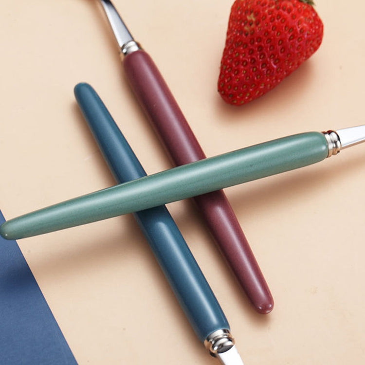 二合一 簡約兒童學生旅行便攜304不銹鋼勺子筷子餐具套裝