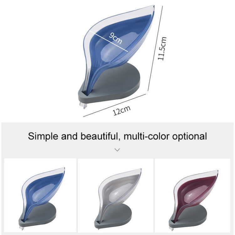 5個一賣 創意浴室免打孔吸盤透明樹恭弘=叶 恭弘瀝水肥皂收納盒