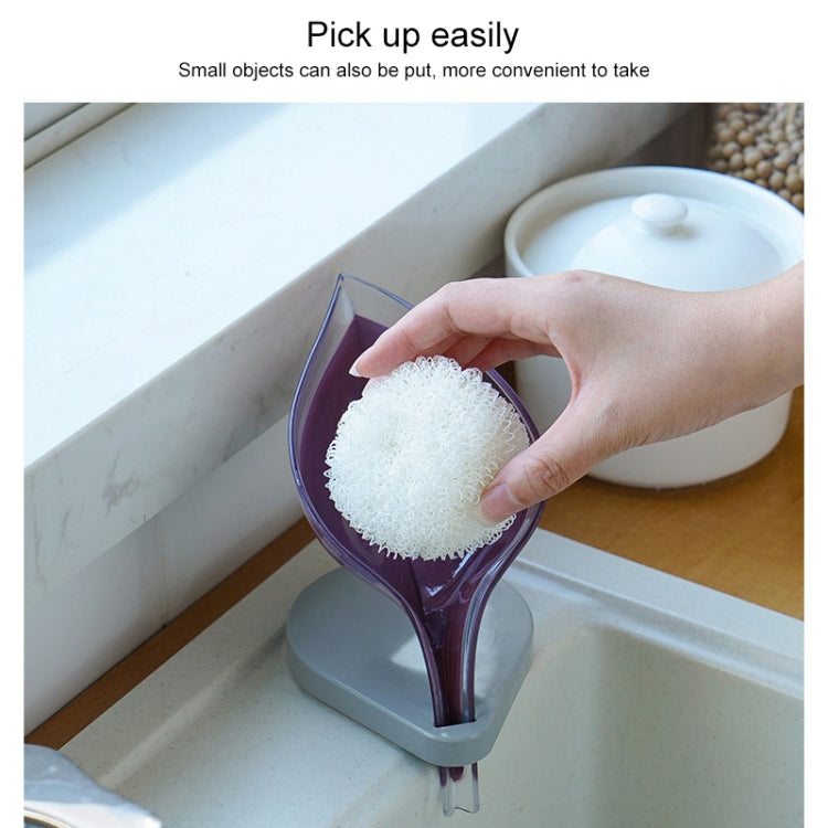 5個一賣 創意浴室免打孔吸盤透明樹恭弘=叶 恭弘瀝水肥皂收納盒