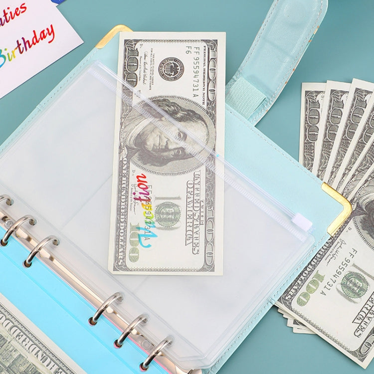 A6活頁本預算本大理石紋筆記本，款式：