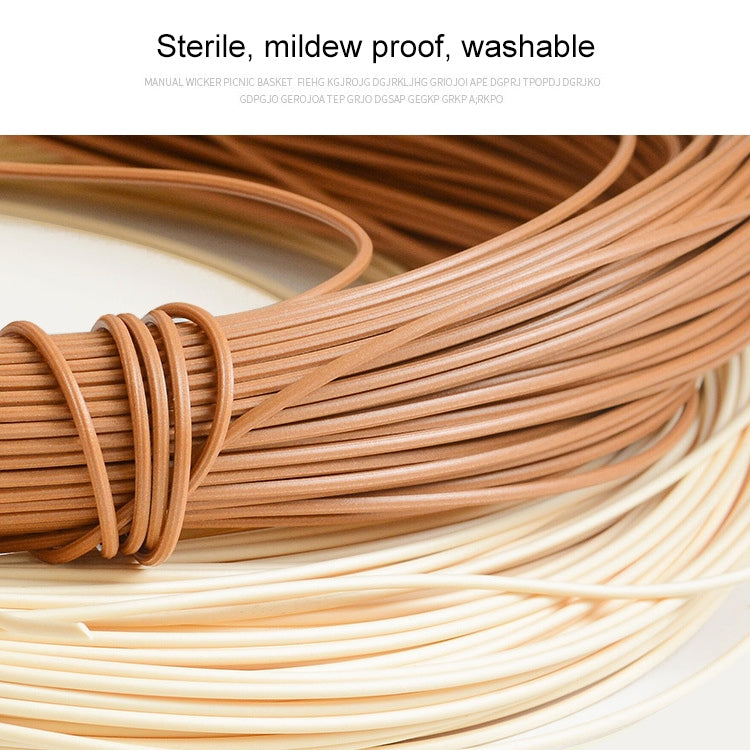 圓形零食籃筐仿藤編織家居果蔬收納籃廚房瀝水籃