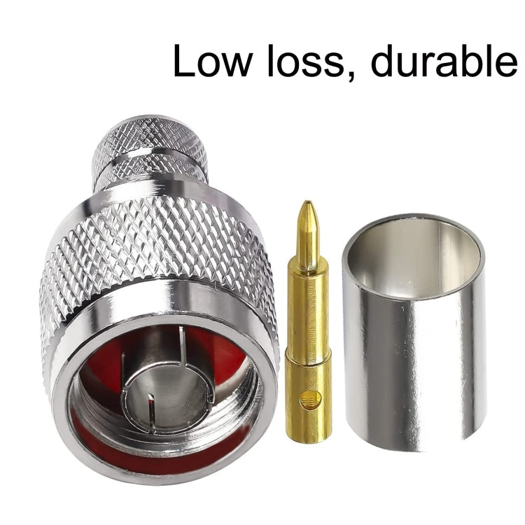 低損耗射頻同軸連接器N型插頭連接器