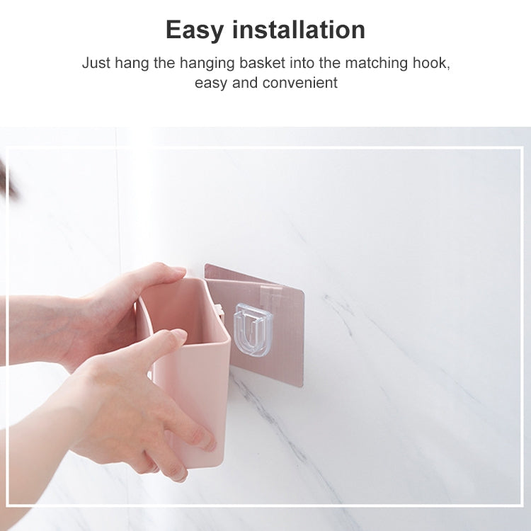 浴室置物架壁掛式吸盤免打孔收納盒洗漱台牙刷牙膏架