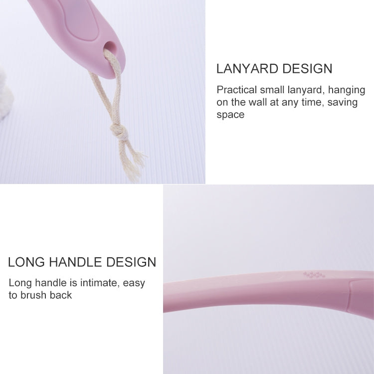 2件一賣 背部按摩沐浴刷尼龍刷頭長柄沐浴搓澡刷