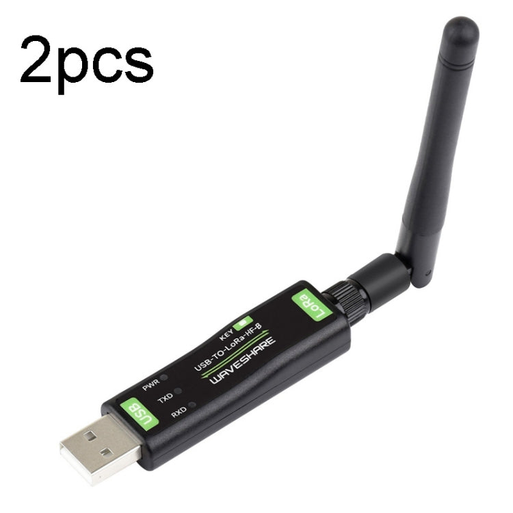 Waveshare 2個賣 USB轉LoRa數傳模塊基於SX1262方案