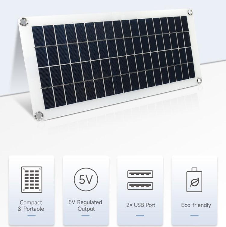 Waveshare  18V 10W 半柔性多晶硅太陽能板光伏板發電板