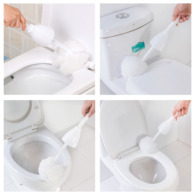 10個一賣 多功能擠水型棉廁所清潔刷 創意軟毛馬桶刷