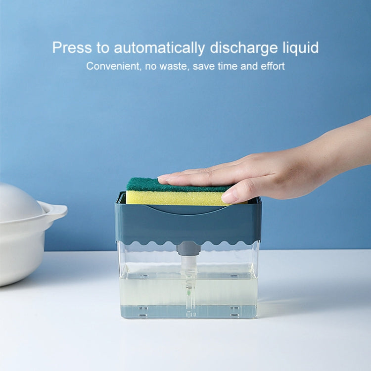 百潔布洗碗刷出液盒廚房刷洗潔精加液器按壓式塑料皂液盒