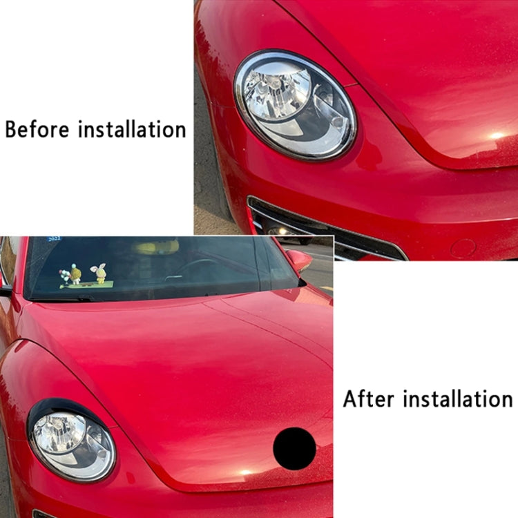 前大燈燈眉改裝車貼 適用大眾甲殼蟲 Beetle 2012-2018