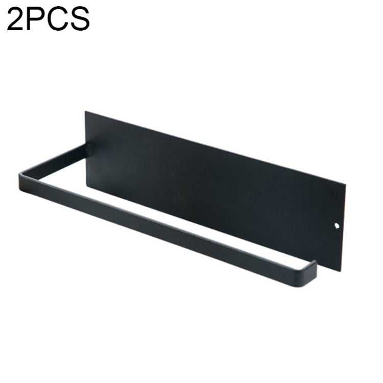 免打孔壁掛式浴室廚房捲紙架毛巾置物架