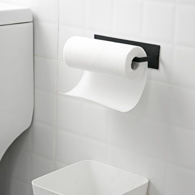 免打孔壁掛式浴室廚房捲紙架毛巾置物架