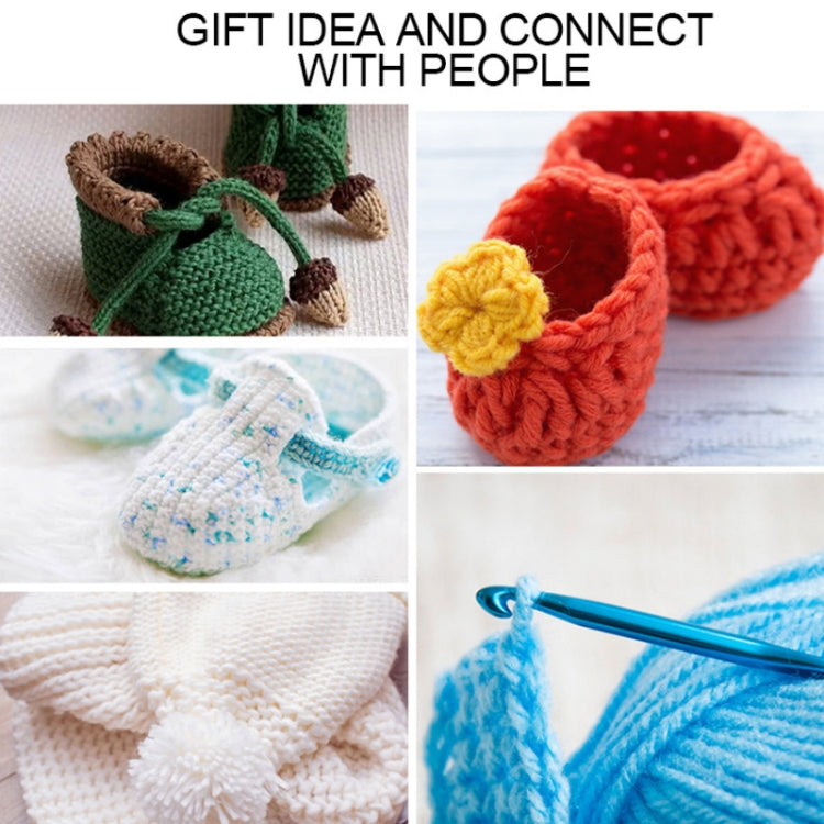 14件/套 彩色氧化鋁單頭鈎針 手工DIY編織工具材料，顏色隨機發貨