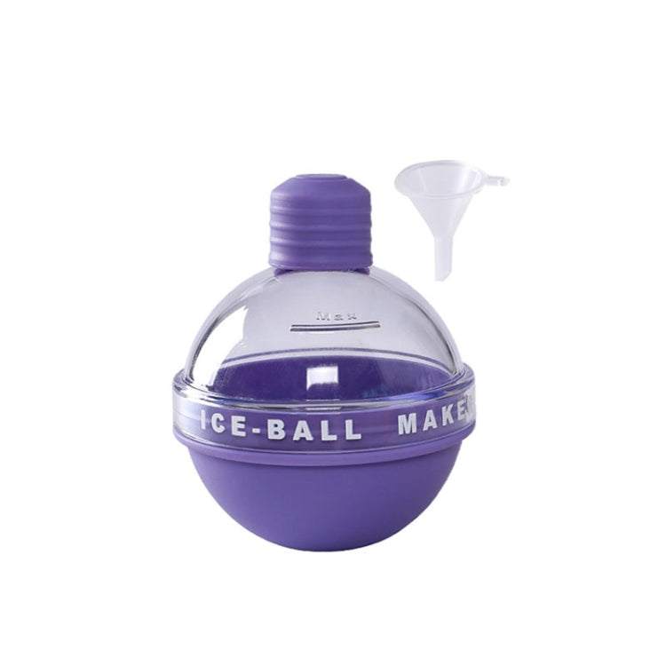 2個一賣 家用威士忌燈泡冰球冰塊硅膠模具帶漏斗