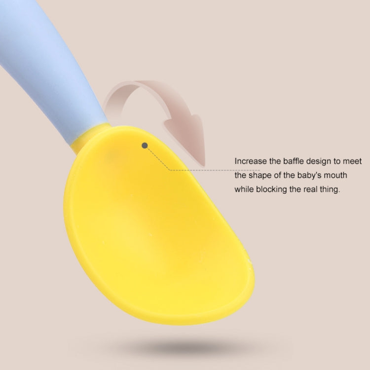 寶寶學吃飯彎曲訓練彎頭扭扭勺叉子