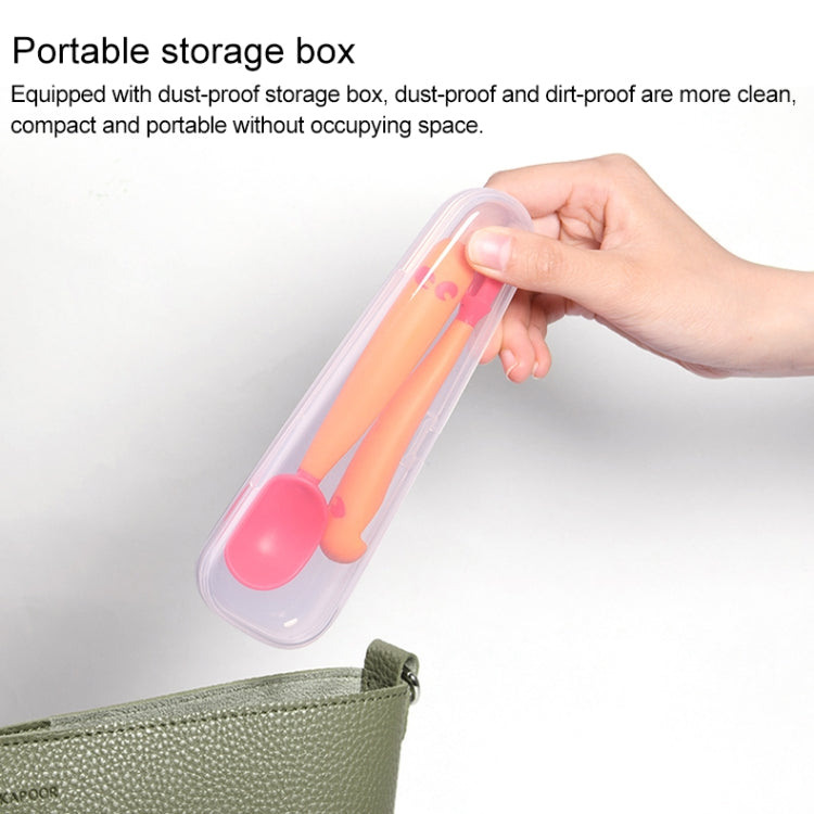 寶寶學吃飯彎曲訓練彎頭扭扭勺叉子