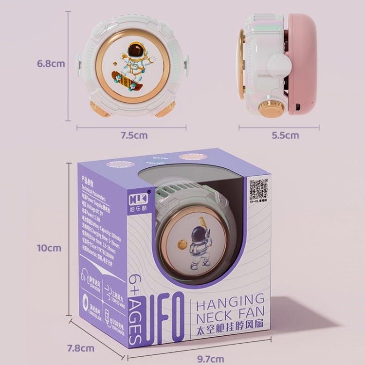MD666-3 卡通太空艙迷你便攜無恭弘=叶 恭弘掛脖風扇