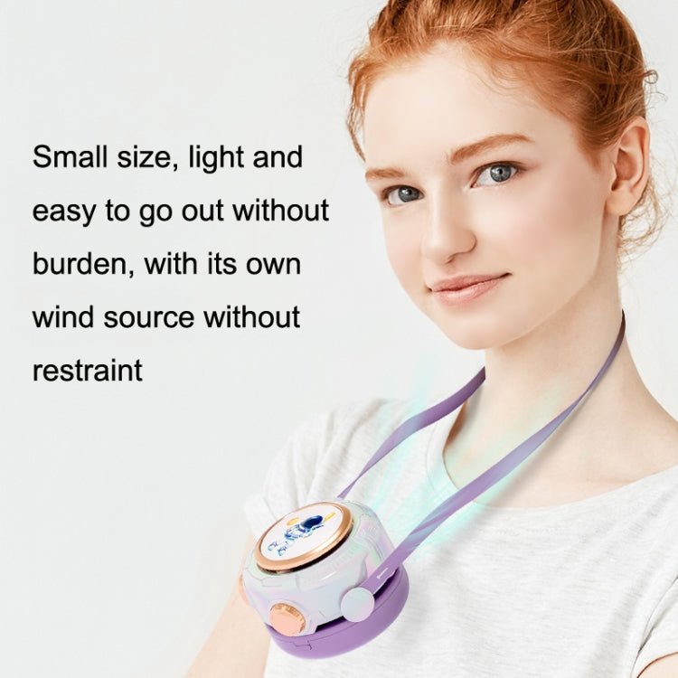 MD666-3 卡通太空艙迷你便攜無恭弘=叶 恭弘掛脖風扇