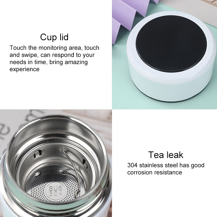 智能溫度显示304不銹鋼保溫杯男女學生創意商務水杯