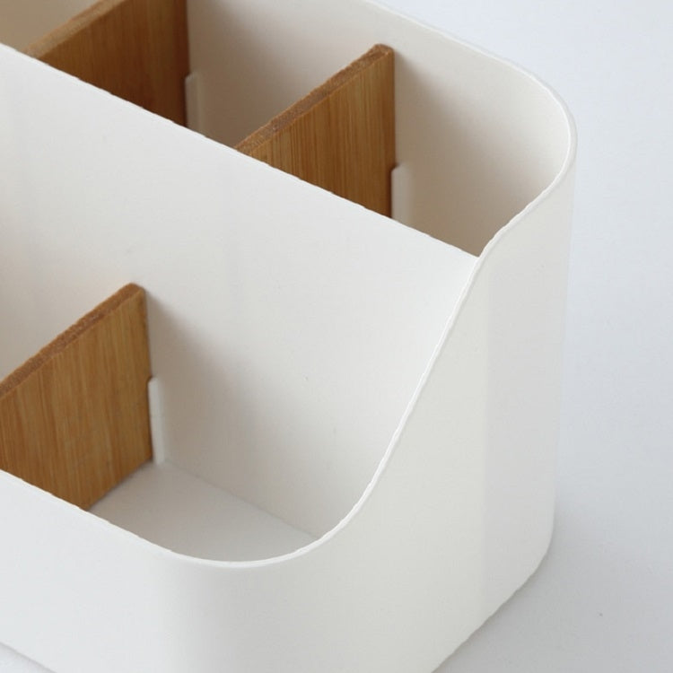 簡約塑料多格收納盒 桌面雜物整理盒 學生宿舍分格儲物盒