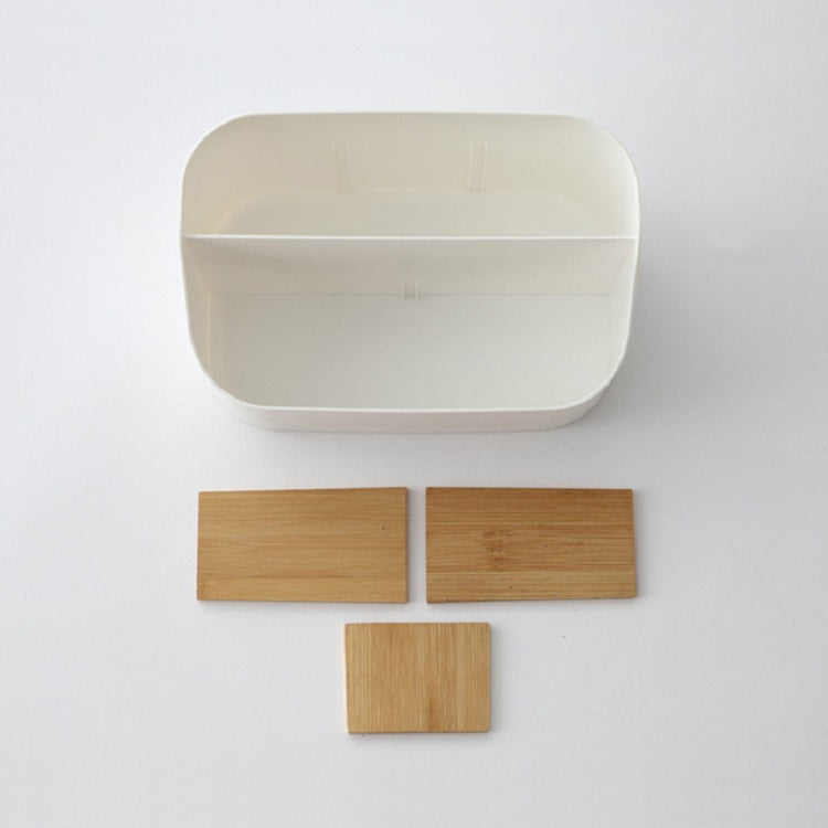 簡約塑料多格收納盒 桌面雜物整理盒 學生宿舍分格儲物盒