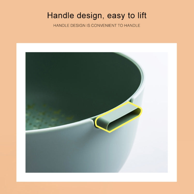 廚房淘米器雙層洗菜瀝水籃塑料水果籃