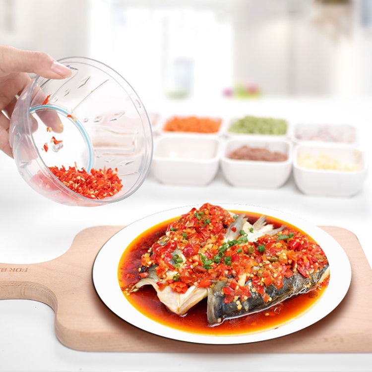 多功能手拉式切菜器家用絞肉機碎肉機搗蒜泥器 顏色隨機