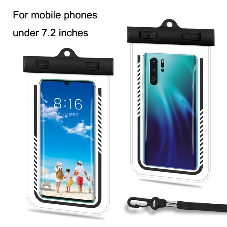 2個一賣 潜水游泳透明TPU手機防水套