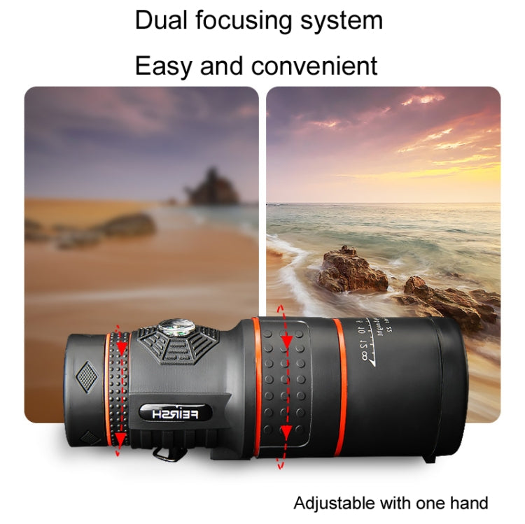 菲萊仕 12x50 高清微光夜視單筒望遠鏡 演唱會手機拍照望遠鏡