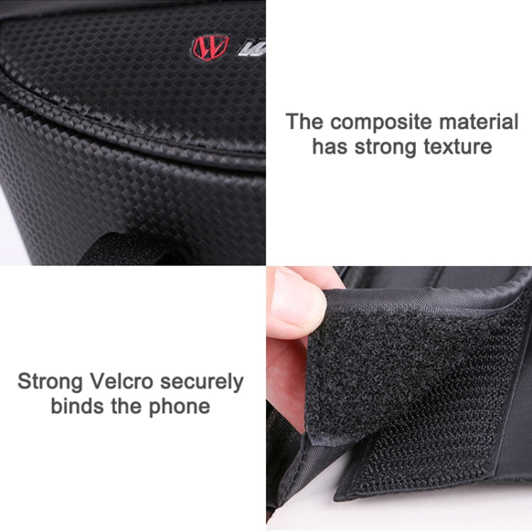 WHEEL UP 防潑水觸屏自行車手機包 山地車前梁包騎行車把包