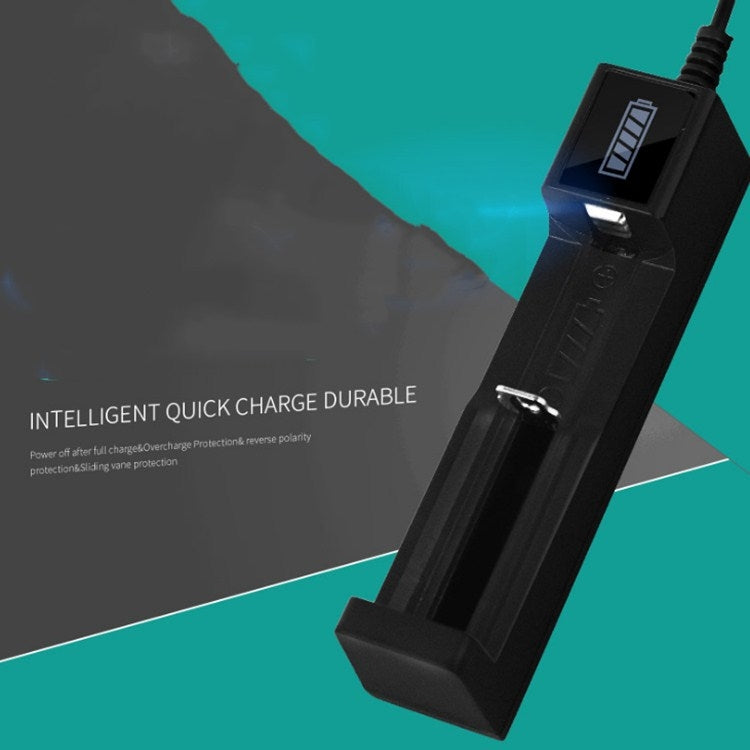 10個賣USB單槽18650電池充電器帶手電筒功能