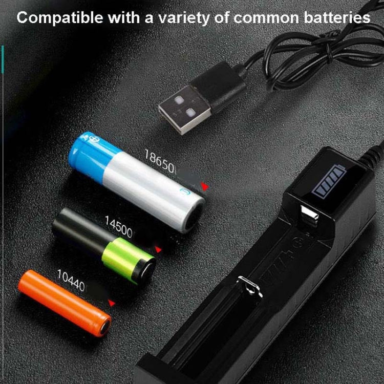 10個賣USB單槽18650電池充電器帶手電筒功能