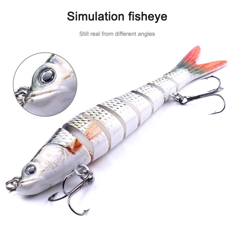 路亞多節魚塑料仿生硬餌海釣假魚餌