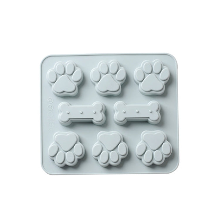 5個一賣 卡通貓爪骨頭蛋糕巧克力硅膠模具微波爐烘焙冰格模布丁果凍模