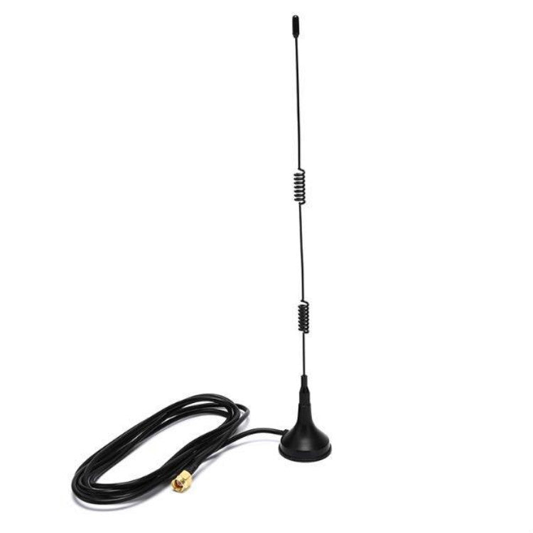 4件賣 2.4G WiFi全向天線吸盤天線路由器網卡增強天線SMA內紋內針 線長：1.5米