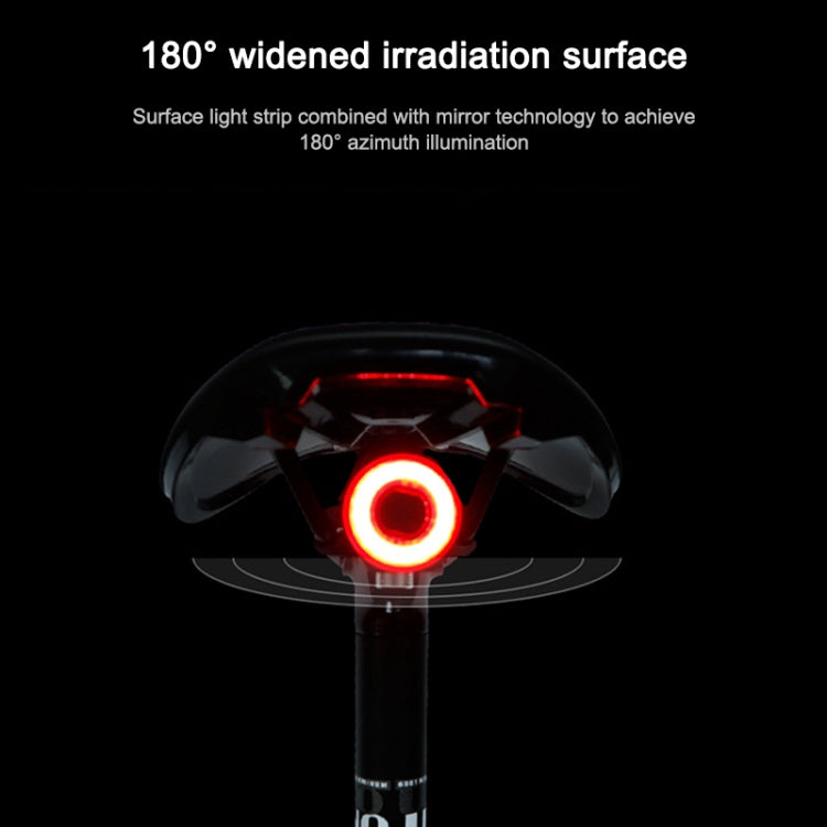 MEROCA MX2智能感應剎車尾燈山地車燈USB充電公路車自行車夜騎尾燈