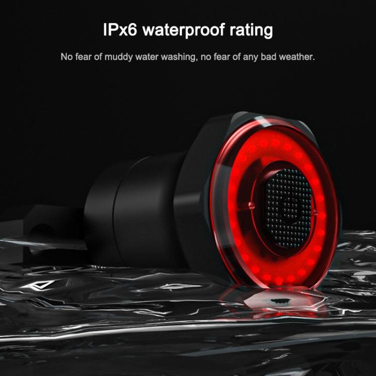 MEROCA MX2智能感應剎車尾燈山地車燈USB充電公路車自行車夜騎尾燈