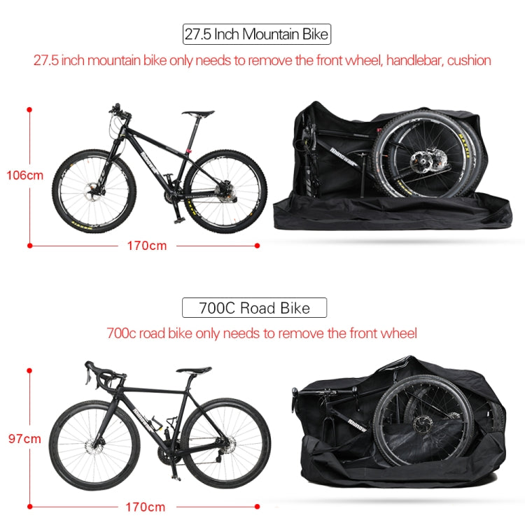 Rhinowalk 26寸27.5寸公路車山地車裝車包 大容量收納袋