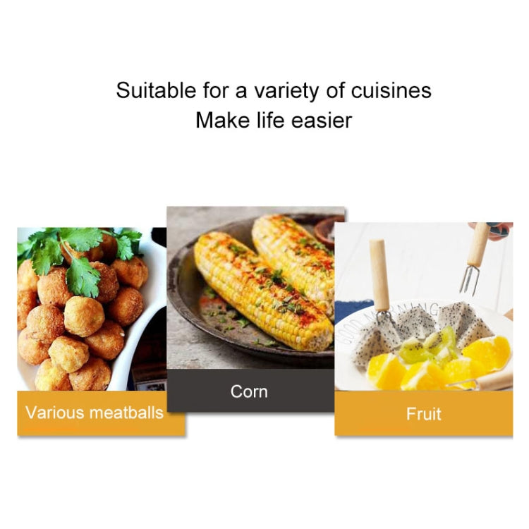 10個一賣 玉米叉子玉米烤針不銹鋼玉米插燒烤工具烤肉叉