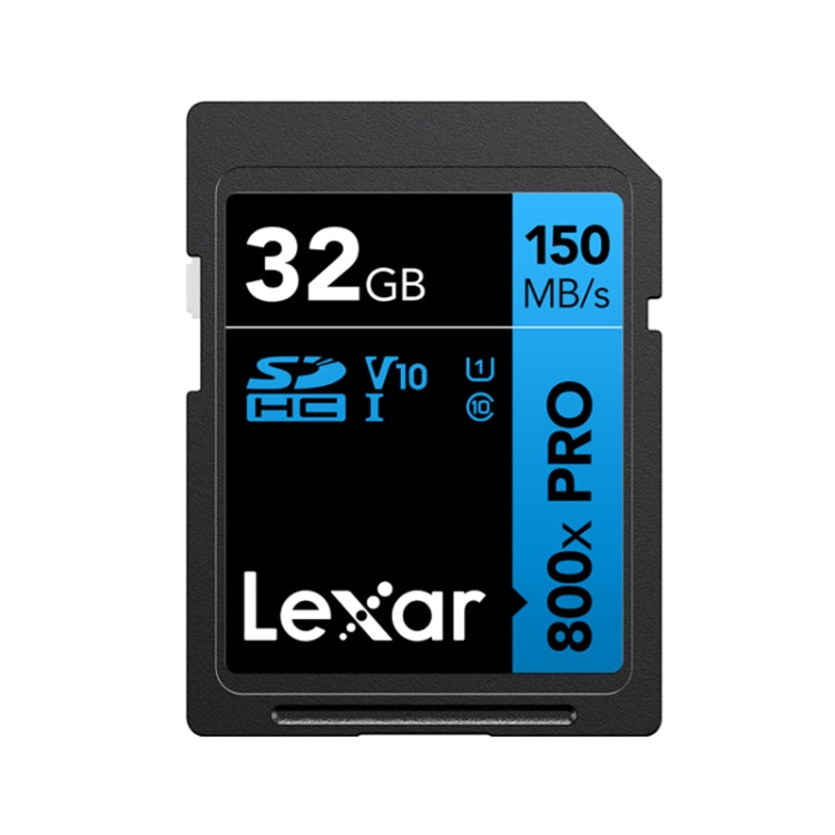Lexar SD-800X Pro High Speed SD Card SLR Camera Memory Card, 32GB, 64GB