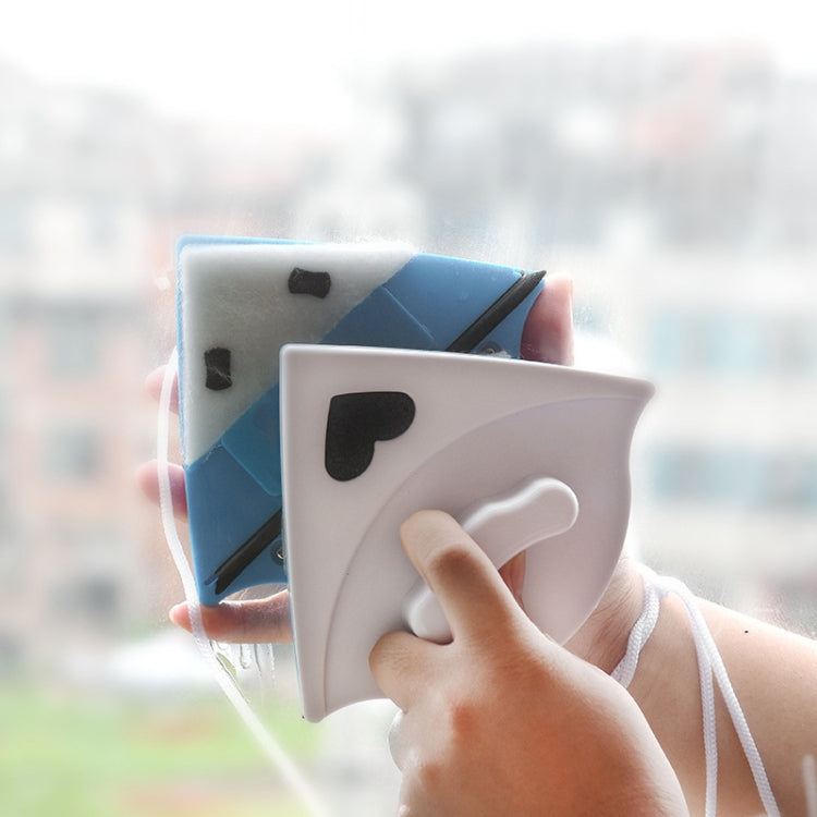 雙面玻璃擦窗器三角形多功能磁性玻璃清潔器